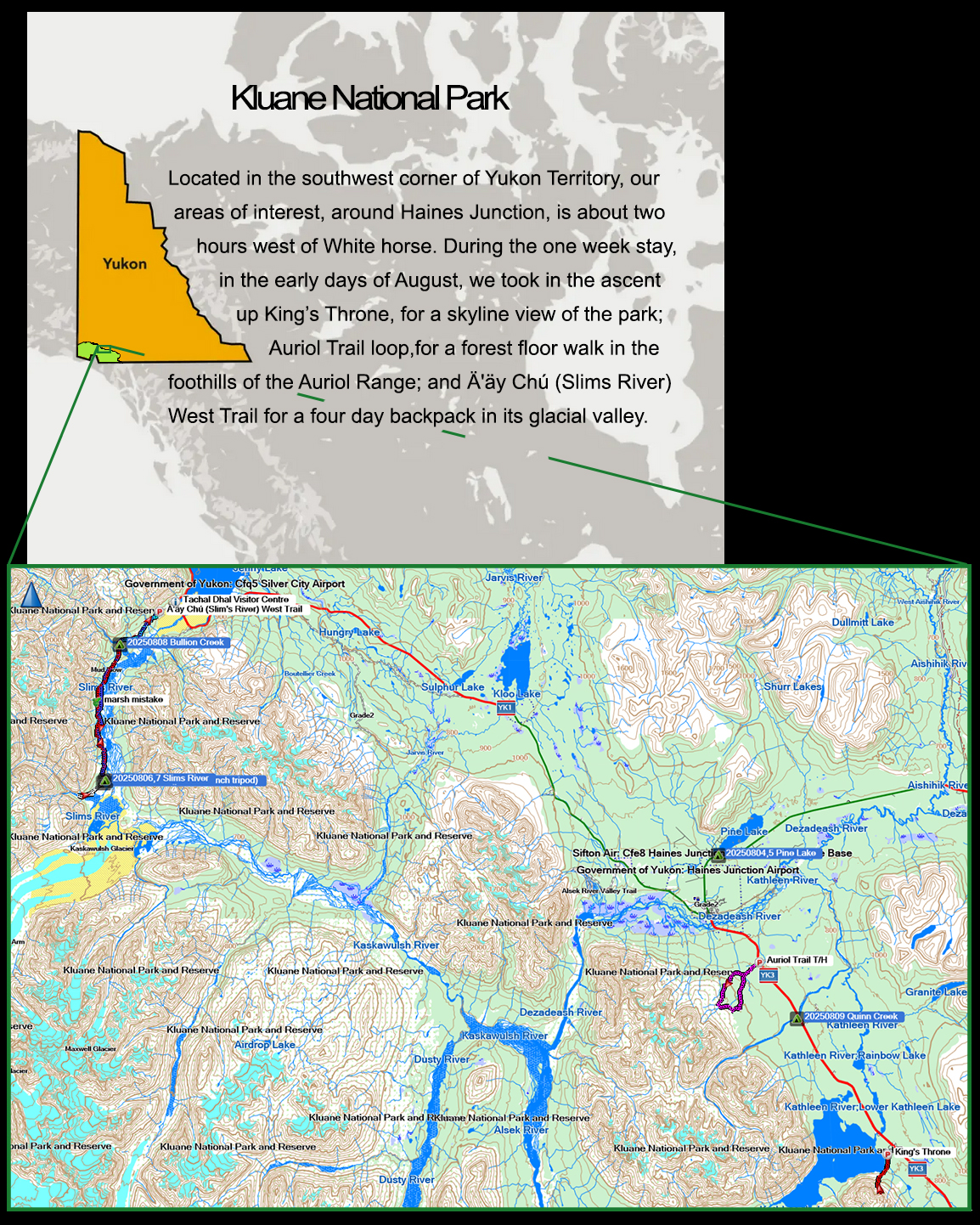 info page